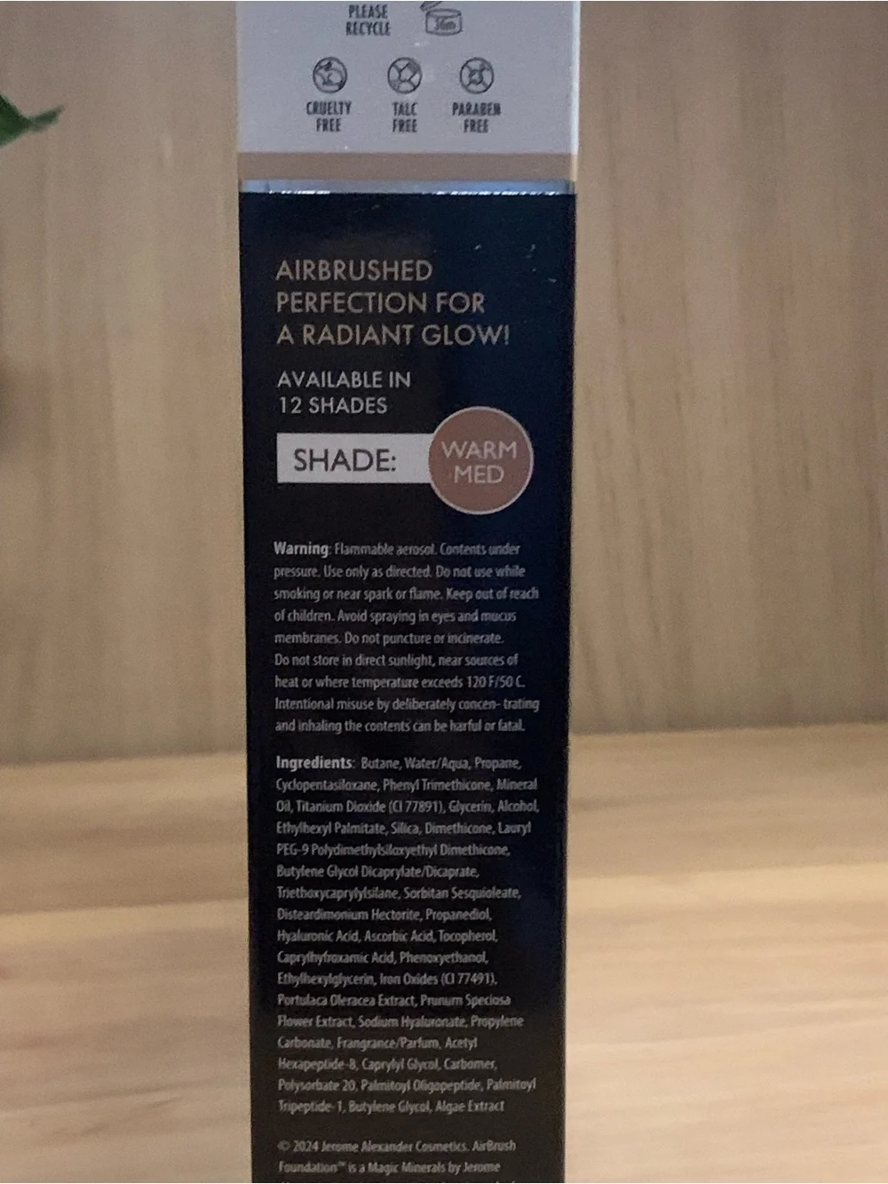 Jerome Alexander Airbrush Foundation Kit- Warm Med